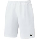 【YONEX/ヨネックス】ジュニアハーフパンツ 半ズボン ホワイト J120cm 日本製 テニス ウェア ボトムス キッズ 15150cmJ /15150J [▲][ZX]