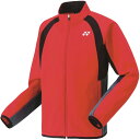 【YONEX/ヨネックス】ジュニア ニット ウォームアップシャツ 長袖 ジャージ レッド J130cm テニス ウェア 上着 キッズ 50139J /50139...