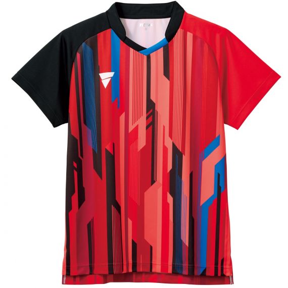 【VICTAS/ヴィクタス】V－GS300 レッド Lサイズ 卓球 ゲームシャツ 512301 /512301 [▲][ZX]