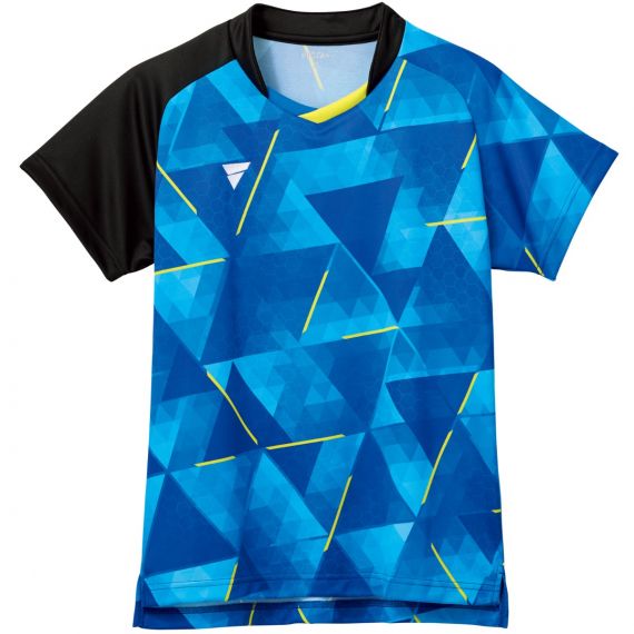 【VICTAS/ヴィクタス】V－NGS303 ブルー Sサイズ 卓球 ゲームシャツ 512302 /512302 [▲][ZX]