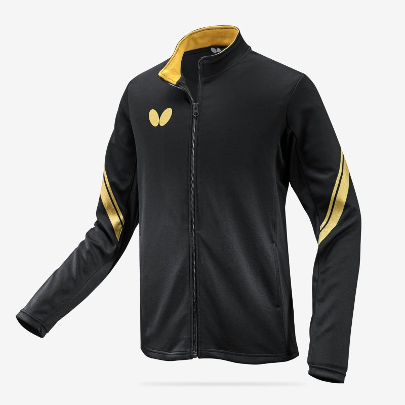 【Butterfly/バタフライ】アトレンジ ジャケット ブラック XOサイズ 卓球 ウェア 日本製 /46250 [▲][ZX]