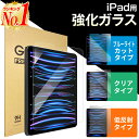 【クリア/ブルーライトカット/低反射タイプ】ipad ガラスフィルム ipad フィルム 2022 2021年発売 iPad 10.9 第10世代 10世代 i...