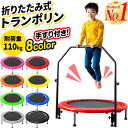 【楽天1位】トランポリン 手すり付