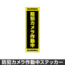 防犯カメラ作動中 ステッカー 録画中 録画 シール 屋外 防水 耐水 大きい 監視 カメラ 防犯 防犯グッズ セキュリティー 70mm×230mm[◆]