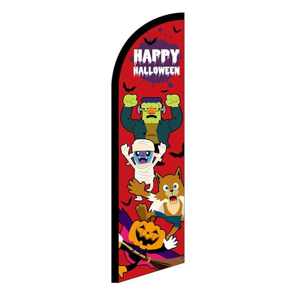 セイルバナー 小 HAPPY HALLOWEEN キャラ赤 40130 パーティー イベント用品[▲][AB]