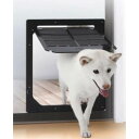 網戸専用 犬猫出入り口 Lサイズ(中型犬用)　PD3742 犬用品[▲][AB]