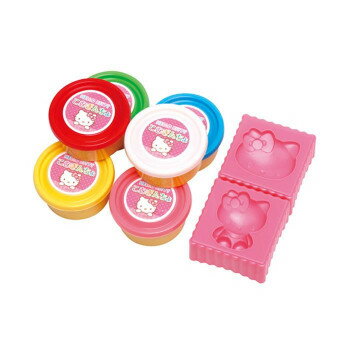 銀鳥産業 ギンポー あそびっこ こむぎんちょ＆おし型6色セット ハローキティ KT-KGN6ZF 知育玩具 学習玩具[▲][AB]