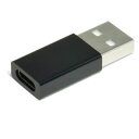 TypeC→USB2.0(A)オス変換コネクター　ブラックUSB TypeCコネクターをUSB(A)コネクターに変換可能　データ通信対応●サイズ: 3.3(H)x1.3(W)x0.6(D)cm ●重量: 3g ●保証期間:初期不良1週間 ●生産国:中国 ●パッケージサイズ: 11(H)x7.5(W)x1(D)cm備考※メーカー取り寄せ商品となりますので、ご注文後の注文キャンセルはお承りできません。※メーカー取り寄せ商品となりますので、返品交換は一切お受けいたしかねます。ただし初期不良の場合でメーカーに在庫が確認できる場合は交換にて対応致します。※商品開梱後は組み立てやご使用の前に、コンディション・付属品類が揃っていることをご確認ください。 お客様の都合による返品・交換はお受けできませんので、ご注意ください。※メーカー取り寄せ商品となりますので、メーカー欠品の場合はご注文をキャンセルさせていただきます。あらかじめご了承ください。