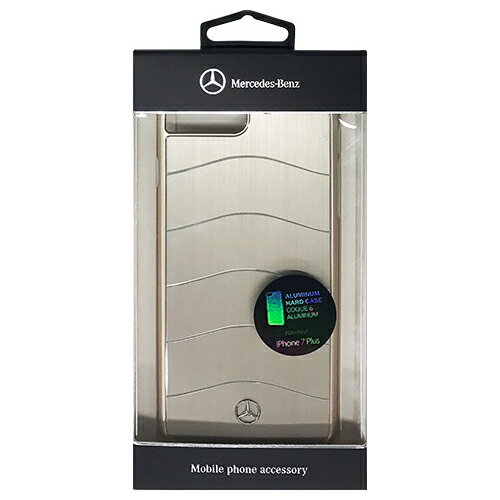 MERCEDES WAVE VIII Brushed Aluminium Hard Case - Gold MEHCP7LCUSALGO iPhone iPhone7 PLUSP[X[][AS]