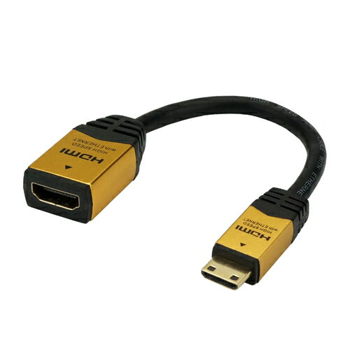 HORIC HDMI-HDMI MINIϊA_v^ 7cm S[h HCFM07-331GD I[fBI֘A AVP[u[][AS]