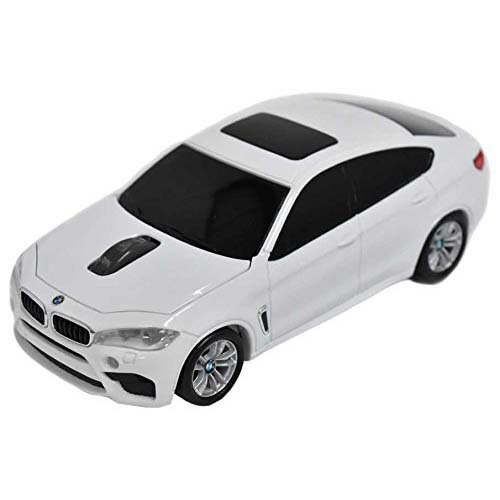 LANDMICE BMW X6シリーズ 無線カーマウス 2.4Ghz 1750dpi ホワイト BM-X6M-WH