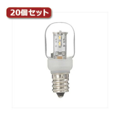 YAZAWA ʥĥLEDŵ忧E12ꥢ20ĥå LDT1LG20E12X20   LEDŵ[][AS]