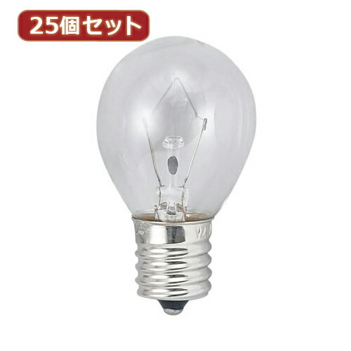 YAZAWA 25個セット クリプトンミニランプ40W形クリア KS351736CX25 照明器具[▲][AS]