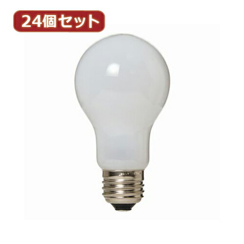 YAZAWA 24個セット 長寿命シリカ40W形 LW100V40WWLX24 照明器具[▲][AS]