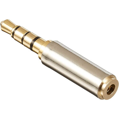 変換名人 AVプラグ 2.5mm(メス) to 3.5mm(オス)4極 AV/25J-35PT パソコン周辺機器[...