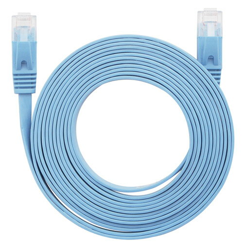 Flat CAT6 LAN Cable, 5m, Blue, AS-CAPC021 (Computer Peripherals, LAN Cable) [▲][AS]