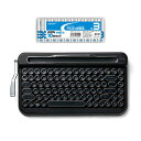 AJAX タイプライター風キーボードPENNA(ペナ) Black + アルカリ乾電池 単3形10本パックセット PNADBK+HDLR6/1.5V10P タブ...
