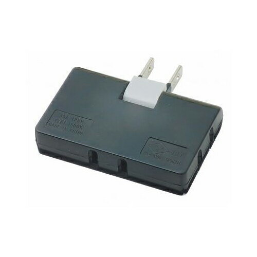 YAZAWA 耐トラ付コーナータップ Y02C300BK 家電 生活家電 OA タップ[▲][AS]