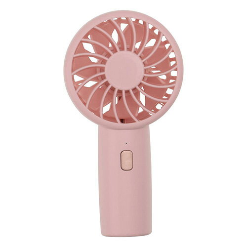 エツミ ミニハンディファン USB充電 ピンク V-82420 季節家電 扇風機 サーキュレーター 夏物 summer[▲][AS]