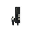 HIDISC USB 2ポート付 節電タップ(独立スイッチ付) 2個口+2USBポート ブラック HDUTC2U2B タブレット 携帯電話 スマートフォン 充電...