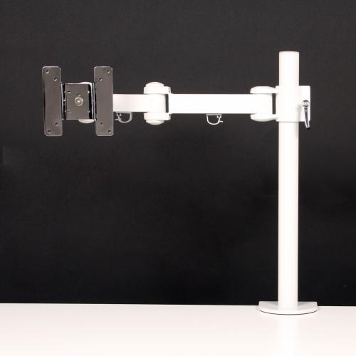 サンコー　4軸式くねくねモニターアーム(ホワイト)　MARMGUS1920W [▲][AS]