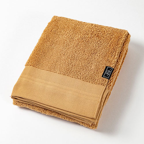 Towel - 楠橋紋織 くすばしタオル ダブルスター DOUBLE STAR タントロ バスタオル 70cm×130cm キャメル 1-68265-11-BE [▲][AS]