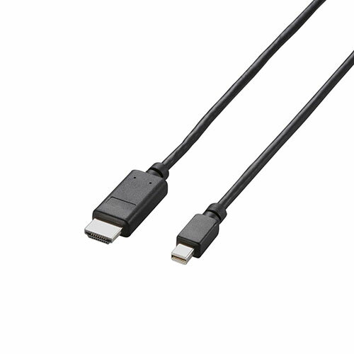 【5個セット】エレコム Mini DisplayPort-HDMI変換ケーブル/1m/ブラック AD-MDPHDMI10BKX5 [▲][AS]