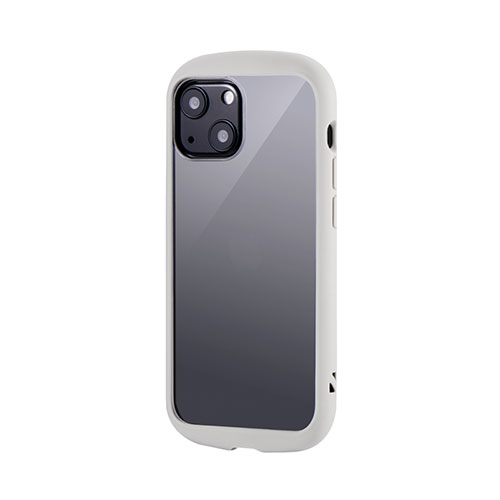LEPLUS iPhone 13 mini ϏՌnCubhP[XuClearyv R[hO[ LP-IS21PLCGY[][AS]