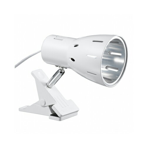 【5個セット】 YAZAWA E26電球なしクリップライトホワイトCLX60X02WHX5[▲][AS]