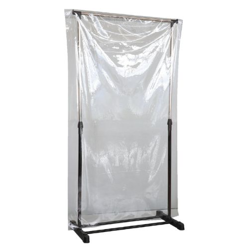 【ARTEC】【5個セット】スタンディングパーテーション台170 透明ビニールシート付 ATC51366X5 [▲][AS]