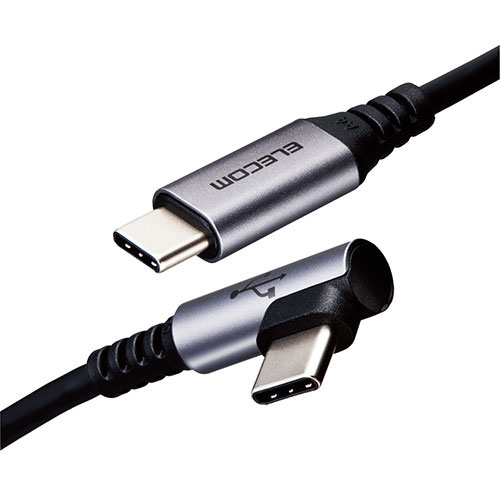 ��5�ĥ��åȡۥ��쥳�� USB Type C�����֥� ������C�����֥� PD�б� ���� USB2.0(C-C) L�����ͥ��� ǧ���� ���ޥ۽��ť����֥� 2m �֥�å� MPA-CCL20NBKX5 [��][AS]
