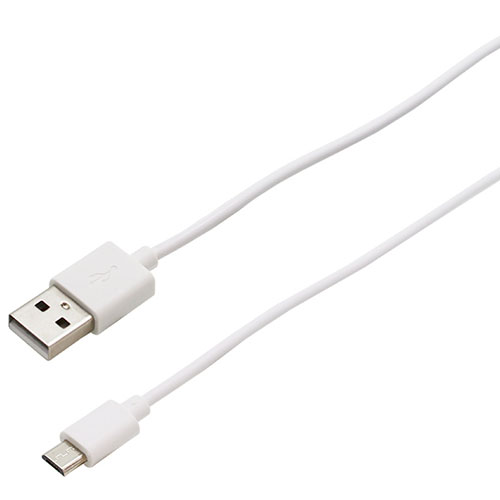 【10個セット】wantobe MicroUSBケーブル充電用 WSMCC100WHX10 [▲][AS]