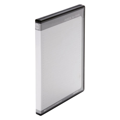 【5個セット(3枚×5)】 サンワサプライ DVDトールケース(1枚収納・3枚セット・ブラック) DVD-TN1-03BKNX5 [▲][AS] 2