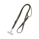 LEPLUS スマートフォン 汎用 ショルダーストラップ SHOULTY MULTI STRAP PUレザータイプ カーキ LN-SS02KA おしゃれ かわい...