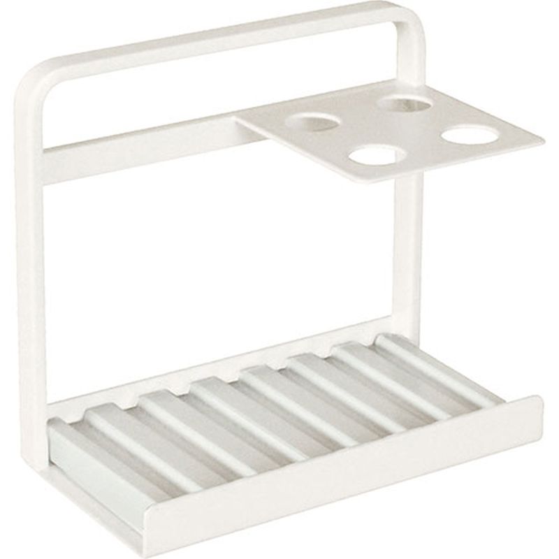 COLLEND 歯ブラシスタンド(ドライトレイ付) ホワイト TS-WH [▲][AS]