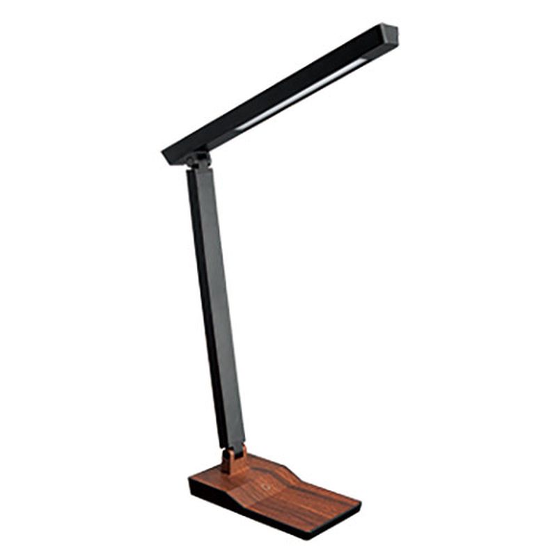 【5個セット】 YAZAWA 5W 木目 スタンドライト 調光付 ダークウッド SDLE05N14DWX5 [▲][AS]