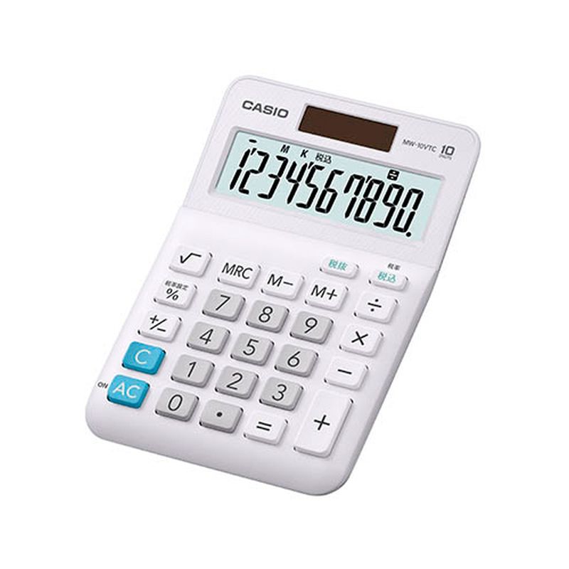 ●机の上をスッキリ整理！ミニジャストタイプ10桁 ●税計算機能●商品サイズ:148.5×101×27.6mm ●質量:105g●保証期間:1年間●生産国:中国備考※メーカー取り寄せ商品となりますので、ご注文後の注文キャンセルはお承りできません。※メーカー取り寄せ商品となりますので、返品交換は一切お受けいたしかねます。ただし初期不良の場合でメーカーに在庫が確認できる場合は交換にて対応致します。※商品開梱後は組み立てやご使用の前に、コンディション・付属品類が揃っていることをご確認ください。 お客様の都合による返品・交換はお受けできませんので、ご注意ください。※メーカー取り寄せ商品となりますので、メーカー欠品の場合はご注文をキャンセルさせていただきます。あらかじめご了承ください。