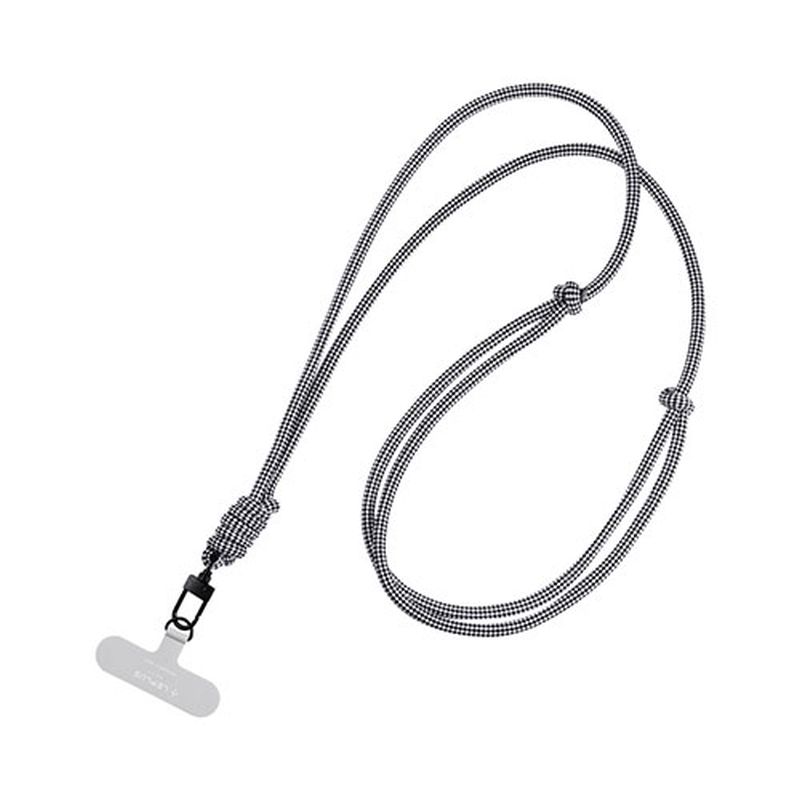 Zodiac - LEPLUS スマートフォン 汎用 ショルダーストラップ SHOULTY MULTI STRAP 丸紐タイプ A LN-SS01A チェック [▲][AS]