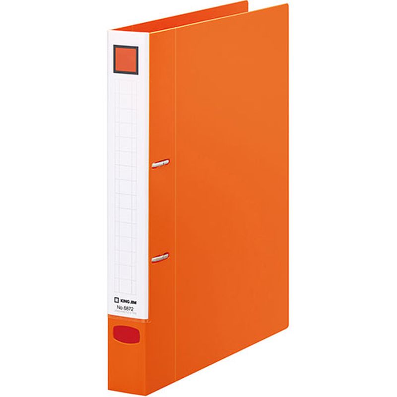 KING JIM ���󥰥��� ��С���󥰥ե����� D������ A4���� 25mm ����� KJ-6872-OR [��][AS]