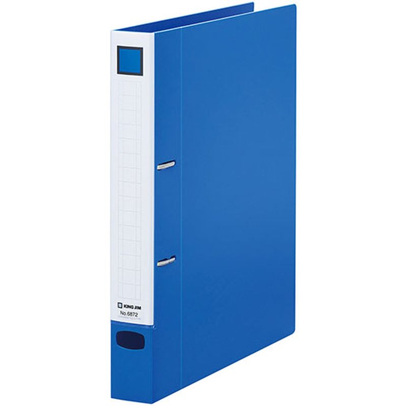 KING JIM ���󥰥��� ��С���󥰥ե����� D������ A4���� 25mm �� KJ-6872-BL [��][AS]