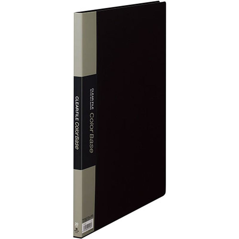 KING JIM キングジム クリアーファイルカラーベース S型 黒 KJ-142C-BK [▲][AS]