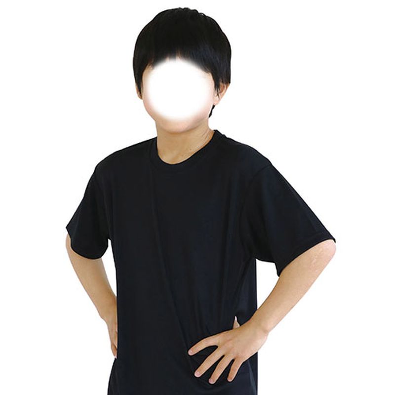 ARTEC ATドライTシャツ 130cm ブルー 150gポリ100% ATC38385 [▲][AS] 2