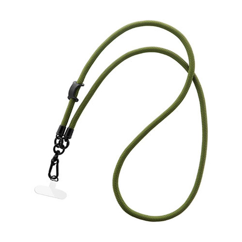 LEPLUS NEXT スマートフォン(汎用) ショルダーストラップ SHOULTY MULTI STRAP 太丸紐タイプ カーキ LN-SS05KA [▲][AS]