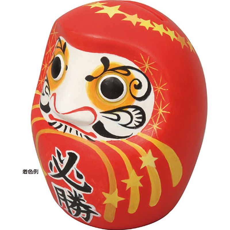 ARTEC 素焼だるま貯金箱 ATC45556 [▲][AS]