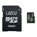 y20Zbgz Lazos microSDXC[J[h 256GB UHS-I U3 CLASS10 pbP[W L-B256MSD10-U3X20 [][AS]