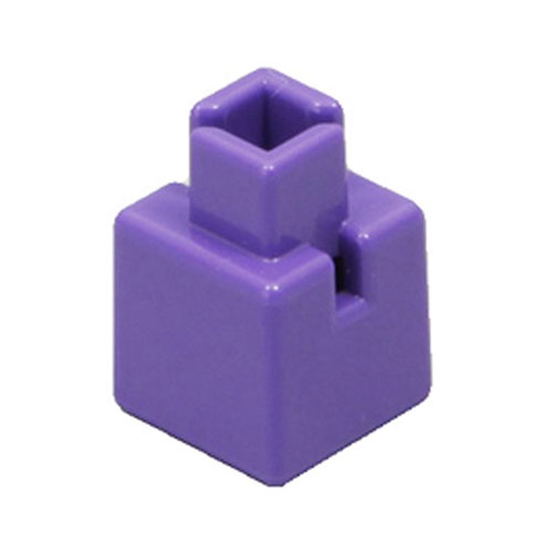 【20P×10セット】 ARTEC Artecブロック ミニ四角 紫 ATC77832X10 [▲][AS] 2