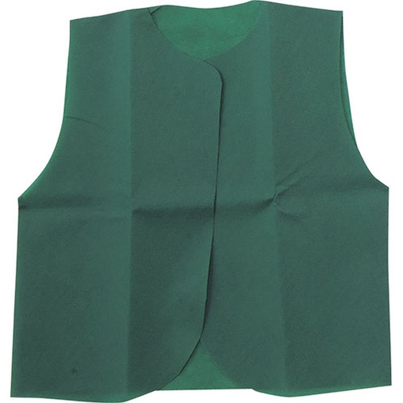 【20個セット】 ARTEC 衣装ベース S ベスト 緑 ATC2143X20 [▲][AS]