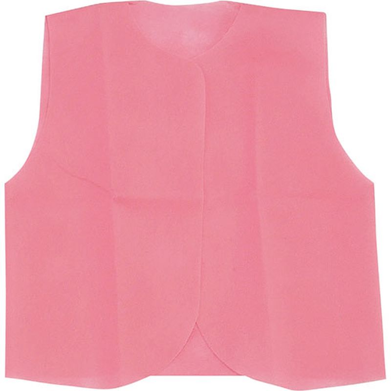 【20個セット】 ARTEC 衣装ベース S ベスト 桃 ATC2144X20 [▲][AS]