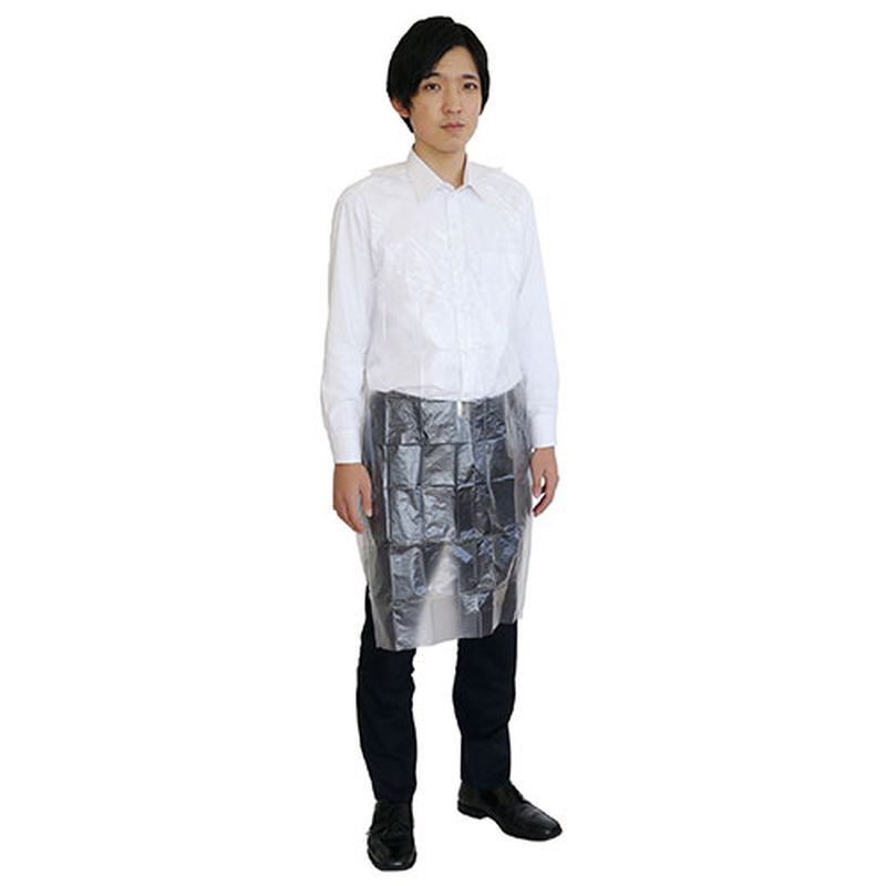 【50個セット】 ARTEC 簡易エプロン ATC40449X50 [▲][AS]