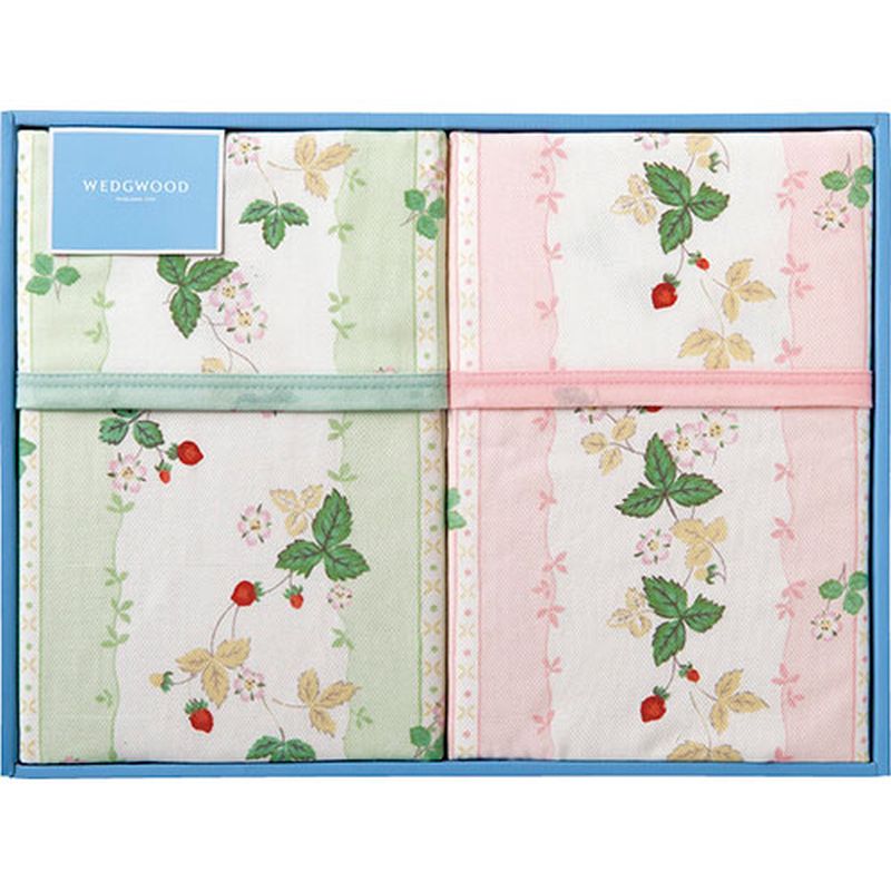 Rakuten - ウェッジウッド ワイルドストロベリー 綿毛布2P C4089598 寝具 掛けふとん [▲][AS]